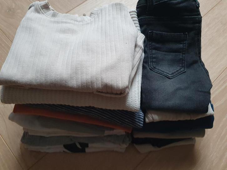🍂 Aanvullend pakket! Jongen 80 86 + gratis rompers + jas, Kinderen en Baby's, Babykleding | Baby-kledingpakketten, Zo goed als nieuw
