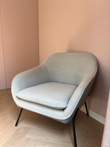 Mooie nette fauteuil (sofa company) blauwgrijs beschikbaar voor biedingen
