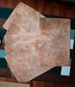 Placemats, 6, lederlook, Ophalen, Zo goed als nieuw, Bord