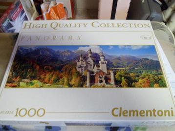 Legpuzzel met kasteel - panorama puzzel 1000 stukjes beschikbaar voor biedingen