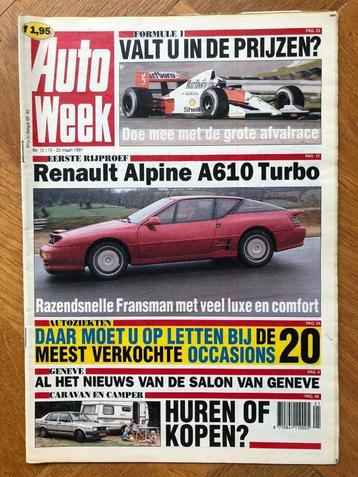Autoweek nr. 12 1991 beschikbaar voor biedingen