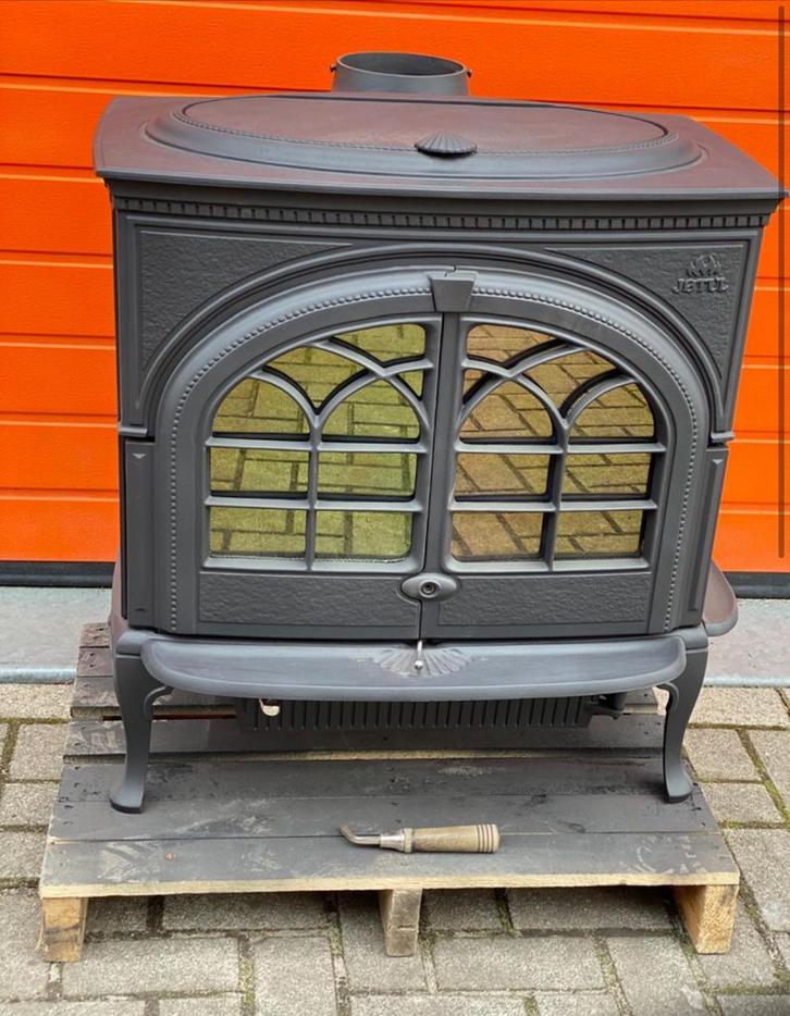 Jotul f 600 demomodel houtkachel, Huis en Inrichting, Kachels, Zo goed als nieuw, Vrijstaand, Houtkachel, Hout, Ophalen