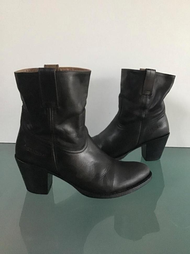 Sendra 38 boho leren boots bruin | Gratis verzenden, Kleding | Dames, Schoenen, Zo goed als nieuw, Lage of Enkellaarzen, Bruin