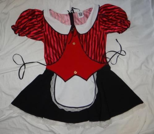 Leuk rood/wit/zwart FRANCE MAID/SERVEERSTER jurk, Kleding | Dames, Carnavalskleding en Feestkleding, Gedragen, Kleding, Carnaval