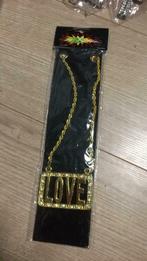 Ketting love goud evt 7 stuks prijs per stuk, Kleding | Dames, Carnavalskleding en Feestkleding, Ophalen of Verzenden, Nieuw