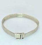 Zilveren Armband
Met dubbele veiligheid sluiting, Verzenden, ., Zo goed als nieuw, .