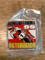 WK Superbike Osterreich Oostenrijk Race motor pin motoren, Verzamelen, Speldjes, Pins en Buttons, Verzenden, Zo goed als nieuw