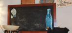 Vintage Schoolbord met Coca-Cola Reclame, Ophalen of Verzenden