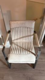 Buffel leder eetkamerstoelen., Huis en Inrichting, Ophalen, Gebruikt, Overige kleuren, Drie