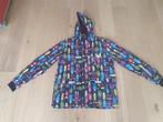 Zwarte O'Neill ski-jas XL met robotprint., Zwart, O'Neill, Maat 56/58 (XL), Ophalen of Verzenden
