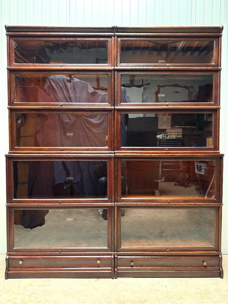 Originele Globe Wernicke antieke BOEKENKAST VITRINEKAST 1910, Antiek en Kunst, Antiek | Kantoor en Zakelijk, Ophalen of Verzenden