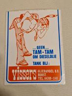 3917 Vintage Vissers Oliehandel Sticker, Verzamelen, Ophalen of Verzenden, Gebruikt