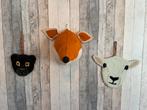 Wanddecoratie, dierenkoppen kinderkamer, sissy boy, dieren., Ophalen of Verzenden, Zo goed als nieuw, Wanddecoratie