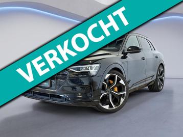 Audi E-tron E-tron 55 quattro advanced 95 kWh|PANO|DEALER ON beschikbaar voor biedingen