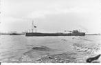 Lobith Tolkamer Hoogwater  Scheepsvaart., Ophalen of Verzenden, 1940 tot 1960, Gelopen, Gelderland