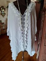 Wit tuniek maat xxl 46 48 50 52 54, Ophalen of Verzenden, Zo goed als nieuw, Wit, Blouse of Tuniek