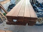 Partij 70 stuks hardhout vlonderplanken 245 cm bezorgen moge, Ophalen, Nieuw, A, Hout