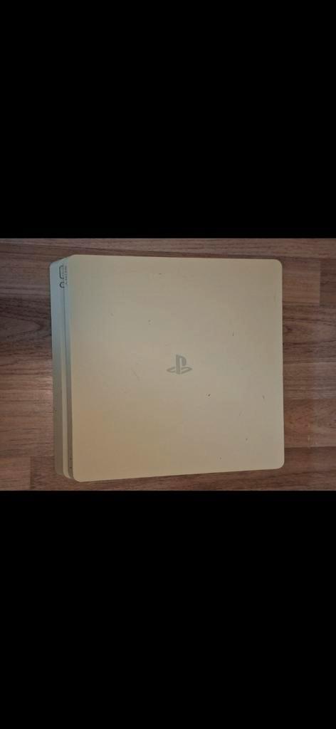 PS4 Slim 500GB + 2 Controllers, Spelcomputers en Games, Spelcomputers | Sony PlayStation 4, Gebruikt, Slim, 500 GB, Met 2 controllers