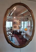 Ovale Deknudt spiegel vintage, groot model, Antiek en Kunst, Antiek | Spiegels, 50 tot 100 cm, Minder dan 100 cm, Ophalen of Verzenden