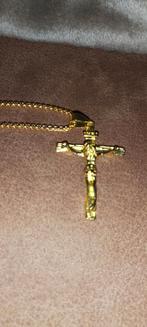 Ketting met kruis, Nieuw, Ophalen of Verzenden, Goud, Overige materialen