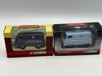 Corgi Toys - 2x Morris J2 Van BMC - B5044, Hobby en Vrije tijd, Modelauto's | Overige schalen, Zo goed als nieuw, Auto, Ophalen