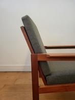 Vintage Capella fauteuil van Illum Wikkelsø voor  Eilersen, Huis en Inrichting, Fauteuils, Ophalen, Hout, Gebruikt, 75 tot 100 cm