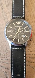 Armani heren horloge, Ophalen of Verzenden, Staal, Overige merken