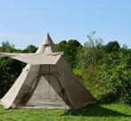 Ruime glamping tipi tent  6-persoons | 450 x 390 x 300 cm, Ophalen of Verzenden, Zo goed als nieuw