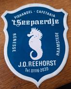 Sticker 't Seepaerdje  Renesse , Haamstede cafetaria vishand, Nieuw, Overige typen, Ophalen of Verzenden
