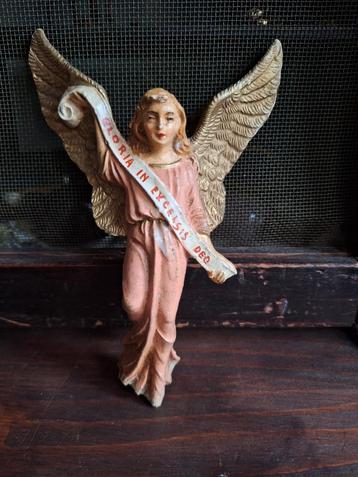 Kerststal Engel/Engeltje/Oude Kerstversiering/Kerstmis beschikbaar voor biedingen
