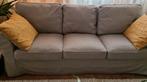 Ikea ektorp 3 zitbank beige, Tweepersoons, 75 tot 100 cm, Ophalen of Verzenden, Zo goed als nieuw