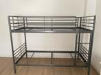 Ikea Stapelbed Metaal Antraciet 90x200, Huis en Inrichting, Ophalen, Gebruikt, 90 cm, Eenpersoons