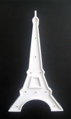 Lamp Eiffeltoren / Lampje op batterij / Witte lamp, Ophalen of Verzenden, Minder dan 50 cm