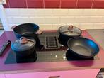 Splinternieuwe pannenset met afneembare greep, Huis en Inrichting, Keuken | Potten en Pannen, Ophalen, Overige materialen, Inductieplaat