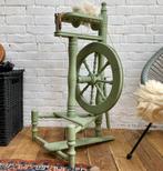 Vintage spinnewiel groen voor 20 euro!, Ophalen, Spinnewiel