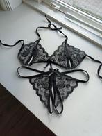 Kanten lingerie set (nieuw) maat M, Verzenden, Zwart