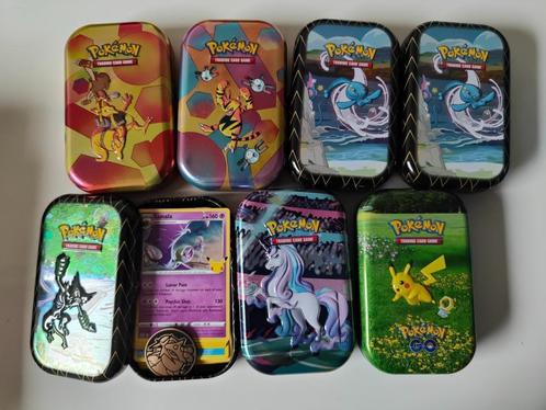 Pokemon mini tins met 55 kaarten + item, Hobby en Vrije tijd, Verzamelkaartspellen | Pokémon, Nieuw, Meerdere kaarten, Ophalen of Verzenden