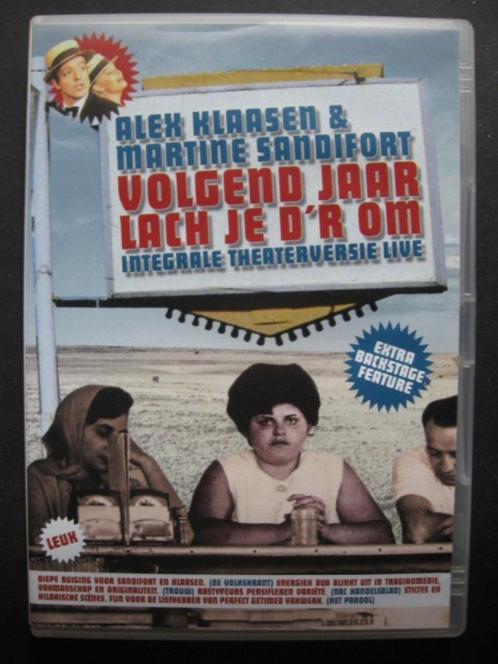 Alex Klaasen & Martine Sandifort – Volgend jaar lach je d’r, Cd's en Dvd's, Dvd's | Cabaret en Sketches, Gebruikt, Stand-up of Theatershow