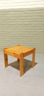 Vintage mid century grenen side table bijzettafel, Ophalen, Tweedehands, Tweedehands, Tweedehands