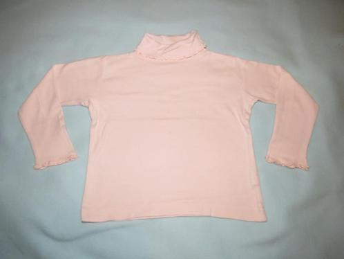 1 EURO OF GRATIS Lichtroze coltruitje mt krinkelrandjes 104, Kinderen en Baby's, Kinderkleding | Maat 104, Zo goed als nieuw, Meisje