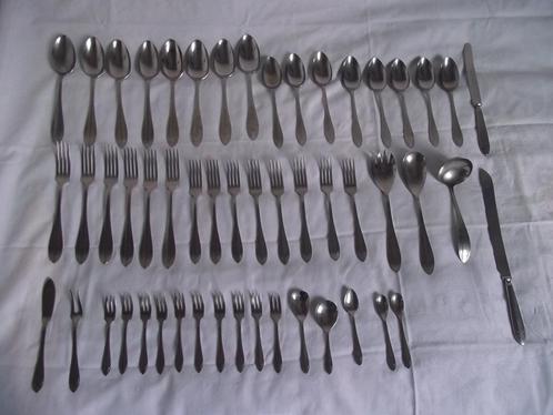 39 stuks GERO ZILMETA 581 VISGRAAT bestek 1939-1962 per stuk, Antiek en Kunst, Antiek | Bestek, Ophalen of Verzenden