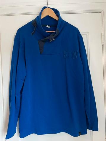 Mooie koningsblauwe trui G star Raw mt XL beschikbaar voor biedingen