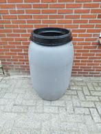 1 Ton Met Deksel, 150 liter of meer, Ophalen, Gebruikt