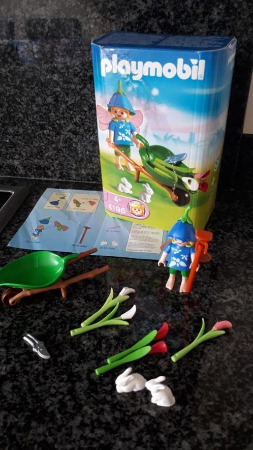 ZGAN Playmobil Elfje met kruiwagen 4196 COMPLEET, Kinderen en Baby's, Speelgoed | Playmobil, Zo goed als nieuw, Complete set, Ophalen of Verzenden