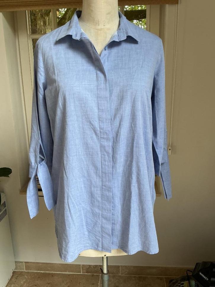 Bloesje van Opus, maat 36 (38), Kleding | Dames, Blouses en Tunieken, Gedragen, Maat 36 (S), Blauw, Ophalen of Verzenden