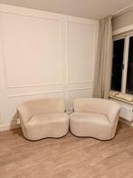 WOOOD fauteuil crème bouclé stof, Huis en Inrichting, Banken | Sofa's en Chaises Longues, Ophalen, Eenpersoons, 75 tot 100 cm
