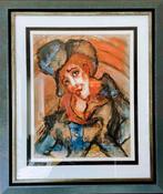 Schilderij op Olieverf op papier, Ophalen of Verzenden