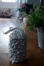 Zilverkleurige kaars met reliëf - nieuw, Ophalen of Verzenden, Nieuw