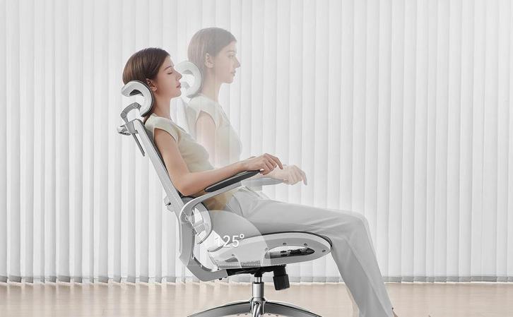 Sihoo M59AS Ergonomische Bureaustoel - Nieuw!, Huis en Inrichting, Bureaustoelen, Nieuw, Bureaustoel, Grijs, Ergonomisch, Ophalen