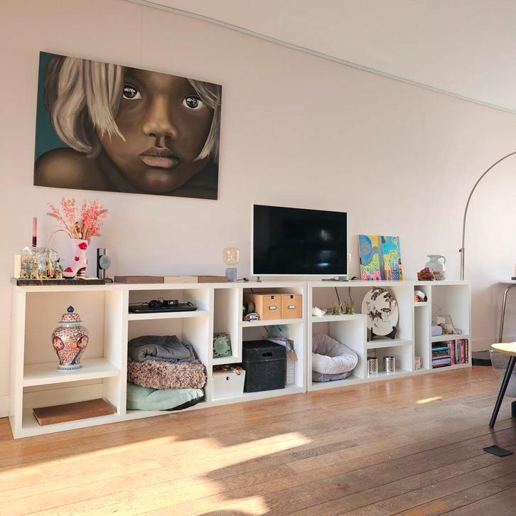 2 kasten, roomdividers - Flexibel Plaatsbaar, Huis en Inrichting, Kasten | Televisiemeubels, Gebruikt, 100 tot 150 cm, 100 tot 150 cm